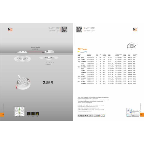 12W Ultra-thin Bluetooth Downlight