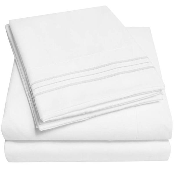 Microfiber Bed Sheet Set for Solid Color Comforter Bedding in Canada and Mexico Market