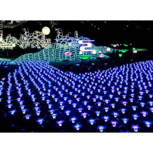 LED Simulation Silicone Kapok Lamp Custom DMX512 Control Lantern Park Beautiful