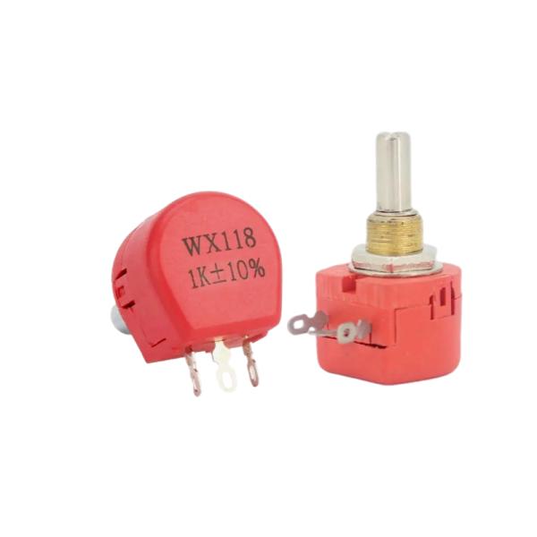 WX118 Carbon Film Wirewound Potentiometer Single Turn 1K 2K 5K