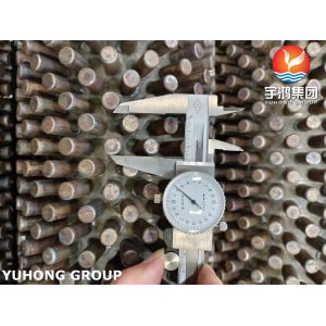 ASTM A312 TP304 Stainless Steel Studded Tube for Furnances Evaporators