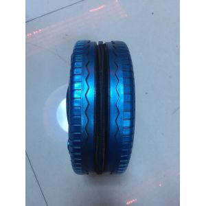 Royal Blue Tire Shaped Electric Car Tyre Pump , Tire Air Compressor With 59cm