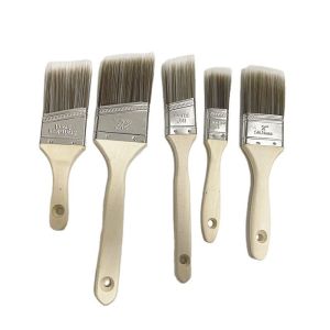 Flat Shape Paint Brush Tool Oblique Brush 5-piece Set