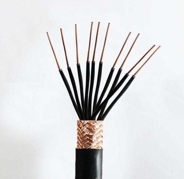 Most Competitive Price IEC 60331 Fireproof Signal Control Cable XLPE Insulation Copper Braid Wire Screened Instrumentation