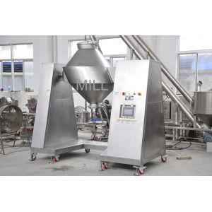 Sugar Alcohols Double Cone Blender Machine With Gmp Medicine Processing