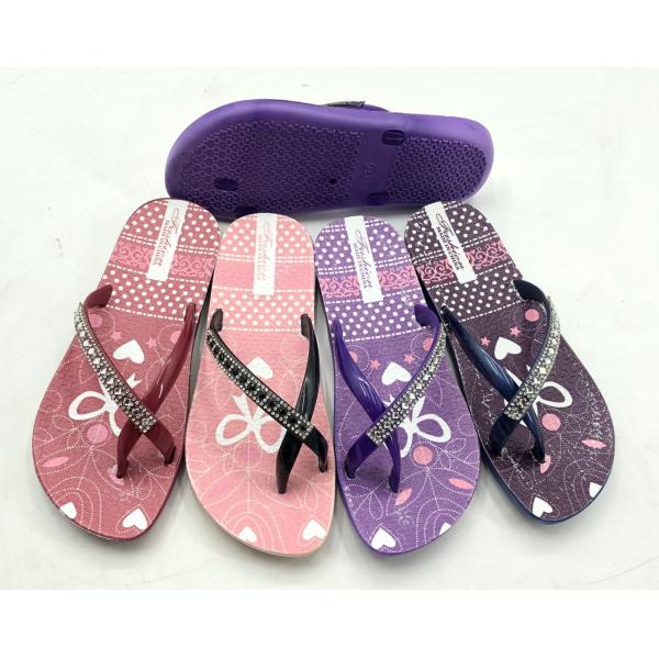 Summer Unisex Wholesale Women Beach PVC Printed Custom Flip Flops