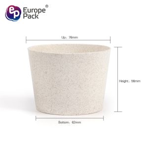 Wholesale disposable plastic cup mousse cake with food grade biodegradable