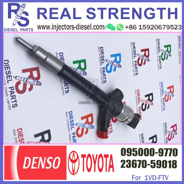 Fuel Injector Remanufactured common rail injector 095000-8060 095000-9770 23670-51040 For Land Cruiser1VD-FV