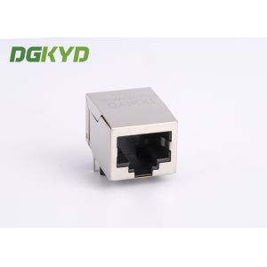 1 Port cat 6 RJ45 connector modules with internal transformers for Fiber Optic