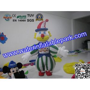 Oxford Fabric Advertising Inflatable Cartoon Characters Moving Vivid