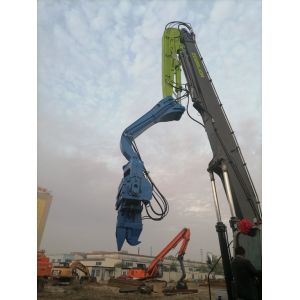18m Sheet Pile Driving Machine Hammer Quick Converting Operation