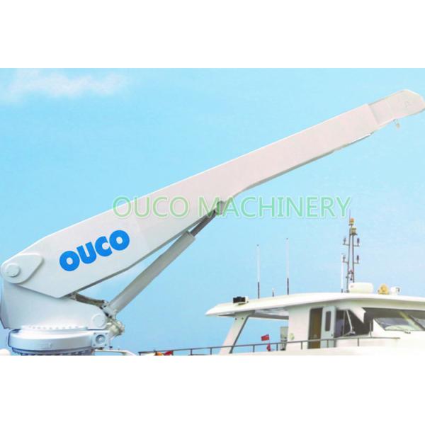 small yacht crane 1T 4M Mini Yacht Marine Cranes With Telescopic Boom