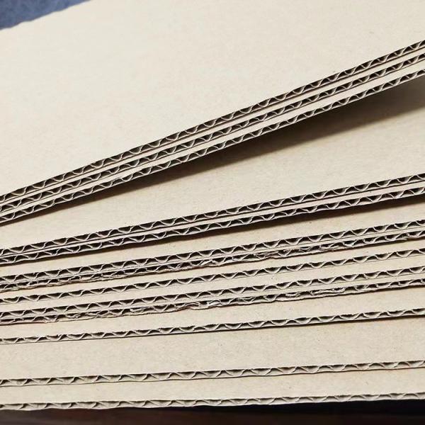 Buy B C E F Flute Cardboard Corrugated Sheets 3 Layer 5 Layer Custom Thickness And Size at wholesale prices