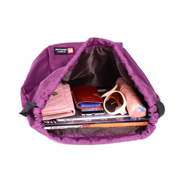 Leather Drawstring Shopping Bags Promotional Durable Wear - Resistant