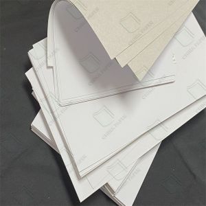 Gray-Base White Cardstock For Bookbinding Sewn Binding Strength & Archival