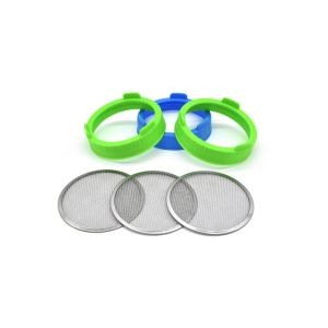 Food Grade 304SS Stainless Steel Sprouting Lids Jar Kit