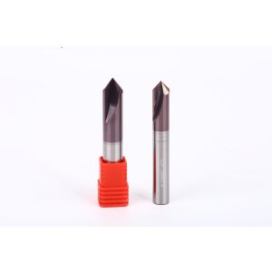 3-6mm Shank Chamfer End Mill For 0.5-2.0mm Radius Chamfering