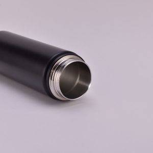 Thermal Cup Black 335g Portable 500ml Non Slip Easily Clean