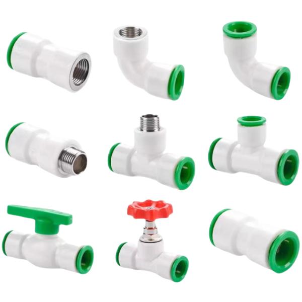 Excellent Performance Round Head PPR Quick Pipe Fitting Water Union Plastic Reducing Adapter for ODM Customized Support