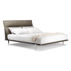 Bed Room Furniture Stainless Steel Frame Latest King Size Bed Designs
