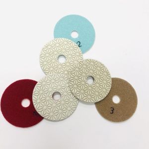 100mm 3 Step Diamond Polishing Pads For Granite