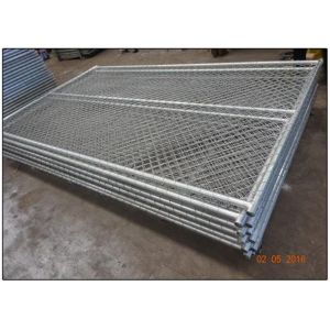 8FT X 12FT 12.5GA wire 38mm outer tubing temp chain link construction security