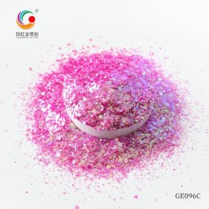 Craft Bulk Loose Rainbow Polyester Hexagonal Glitter Powder Mix Nail Art