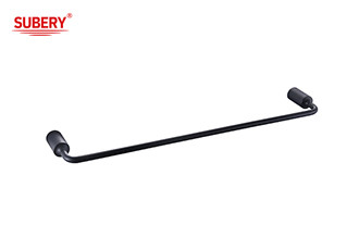 Zinc Single Towel Bar matt black Holder Bathroom Accessories matt black OEM