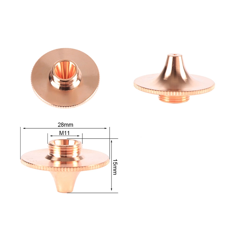 High Speed Laser Cutting Nozzle D28 Fiber Laser Nozzle D32 with All Kinds of Series Factory Supply