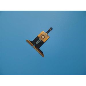 Polyimide PCBs Single-sided 0.12mm flexible PCBs FPC Supplier with Yellow