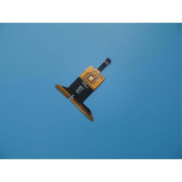 Polyimide PCBs Single-sided 0.12mm flexible PCBs FPC Supplier with Yellow