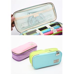 Durable Multi Layer Canvas Pen Bag With Sublimation Printing Surface