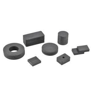Ferrite Ceramic Round Magnets Ring Shaped For Speaker / Motor / Sensor