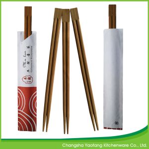 24cm Carbonized Disposable Chop Sticks Twin Moso Bamboo Chopsticks