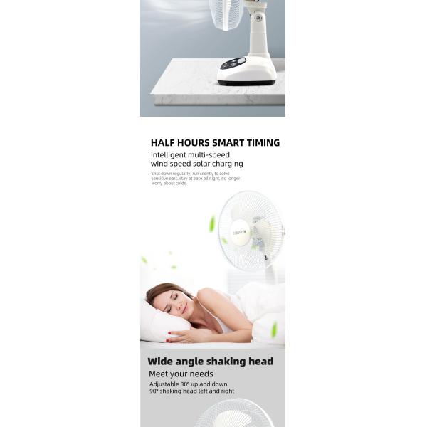 Table Solar Fan 12 inch Solar-Powered Energy-Saving Fan for Sustainable Clean Energy