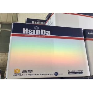 Electrostatic Spray Metallic Silver Powder Coat High Temperature Resistance