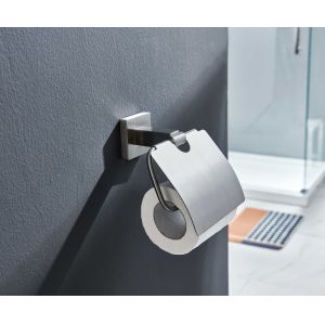Solid Bathroom Hardware Set Modern Tissue Toilet Roll Holder