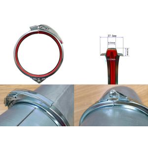 Polished Surface Quick Release Hose Clamp 3/4 Inch