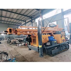 Dth Portable 260m Deep Crawler Drill Rig 105mm Diameter