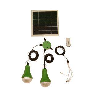 Portable Remote Controller Led Solar Power System 435lum Dimmable
