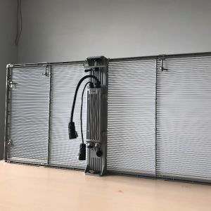 High Resolution Transparent Glass LED Display Fast Heat Dissipation