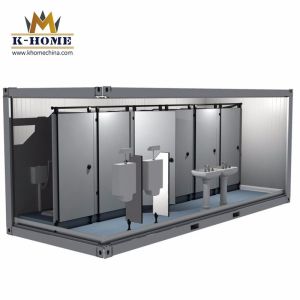 Light Steel L6M Portable Container House Public Toilet Bathroom