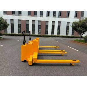2 Tons Walking Style Electric Straddle Stacker Truck Electronic Battery 24V210AH
