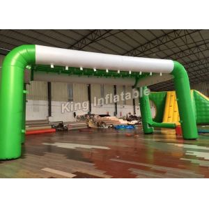 Quality Custom 10*20 Feet Misting Inflatable Event Tent With Green And White Colors for sale