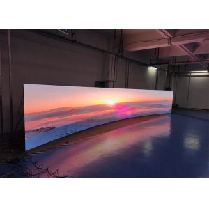 Curved Programmable Flexible LED Displays Screen 3840Hz High Gray