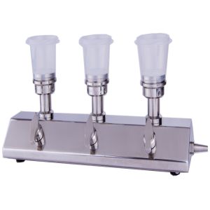 3 Filter Head Easy Clean Manifold Vacuum Filtration Stainless Steel Solvent