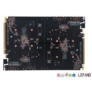 Gold Finger OSP Surfacecomputer Circuit Board Graphics Card 6 Layers 145 * 109