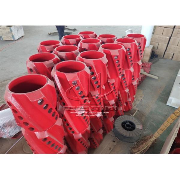 Buy Stamped Spiral Bow Spring Centralizer Well Cementing With Stop Collar at wholesale prices