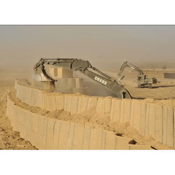 Buy Hot Dipped Galvanized Hesco Wall MIL 7 Defensive Hesco Bastion at wholesale prices