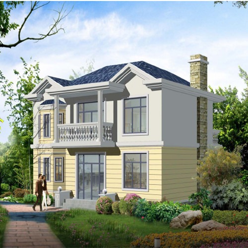 Buy Prefabricated Light Steel Villa House Resistance To Grade 12 Typhoons at wholesale prices